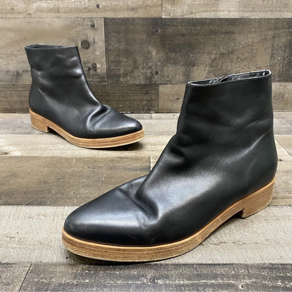 Freda Salvador Black Ankle Boots